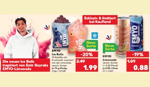 EMYO Neuheit: Pretty Peach Sorte als Limo & Ice Balls
