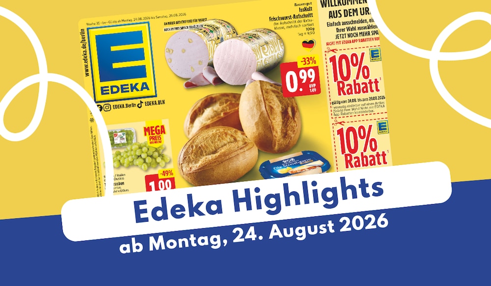 Edeka Prospekt ab 24.08.2026