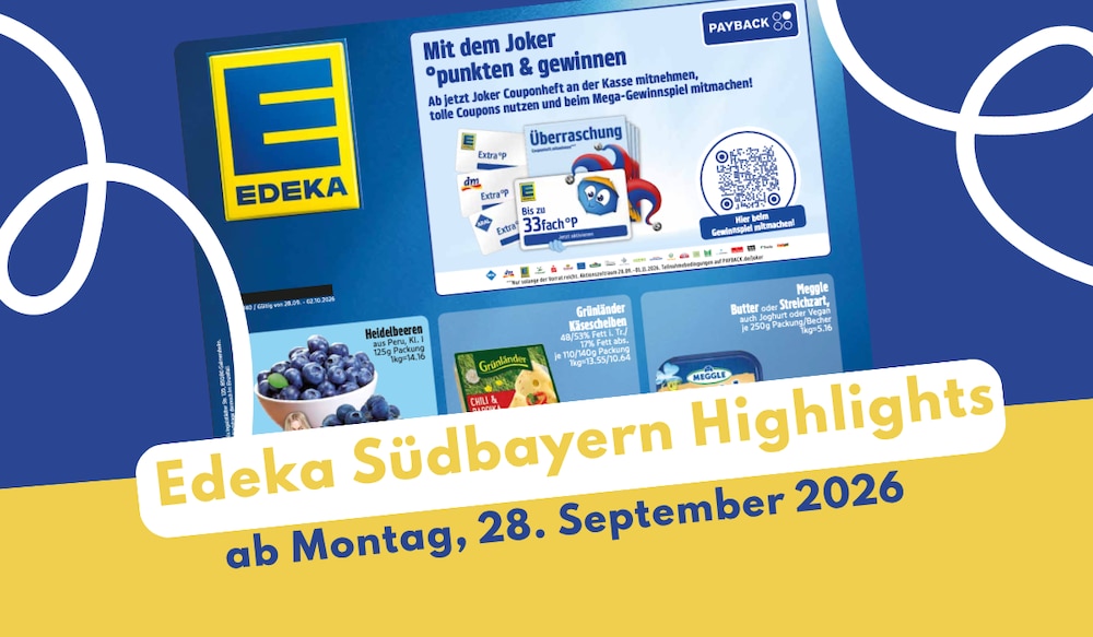 Edeka Südbayern Prospekt ab 28.09.2026