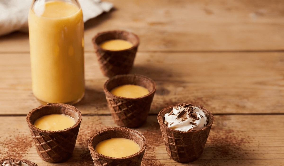 Selbstgemachter Eierlikör für den Osterbrunch