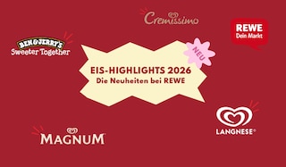 Neues Eis bei REWE: Das erwartet euch im Frühling 2026!