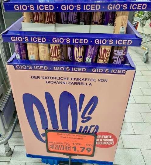 Eiskaffee Gio's Iced von Giovanni Zarella bei Kaufland