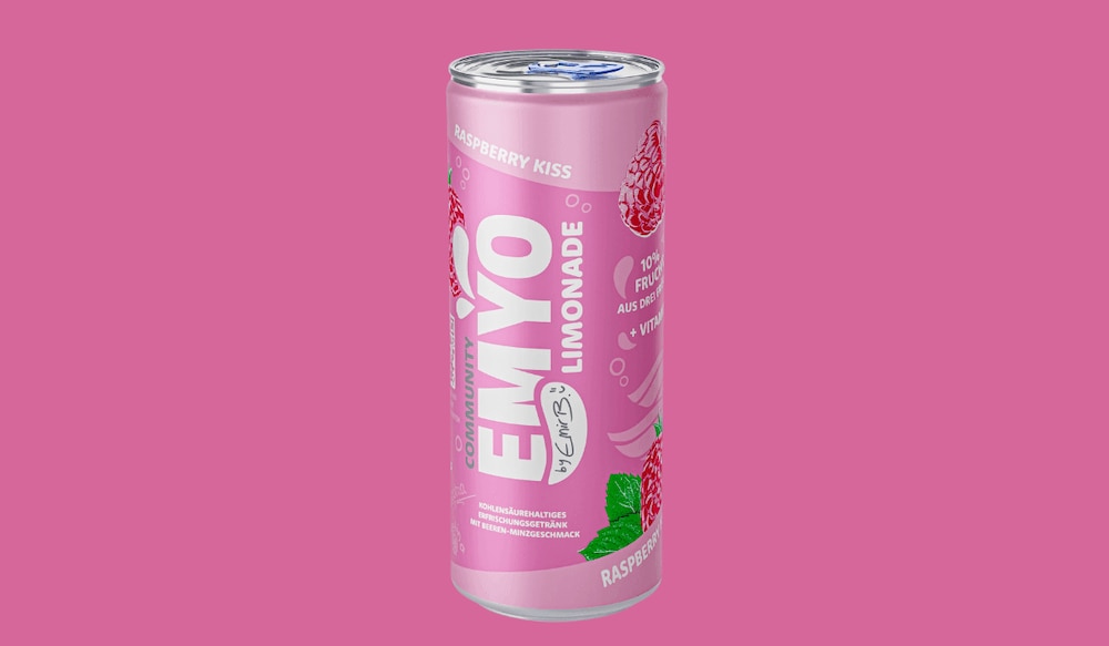 Neue Limonade: Emyo "Raspberry Kiss" 