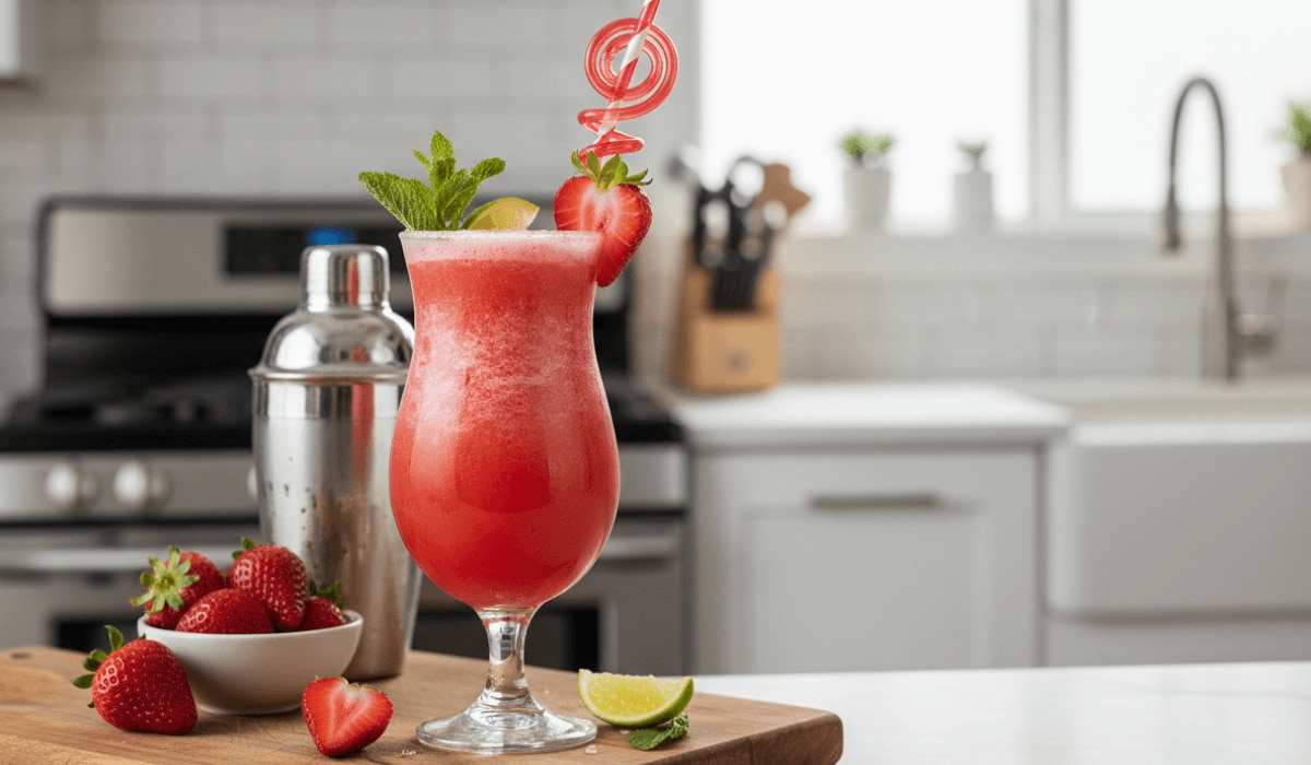 Mocktail Erdbeer Daiquiri