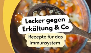 Erkältungs Rezepte Header Image
