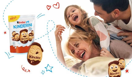 Ferrero kinder Kinderini mit Familie