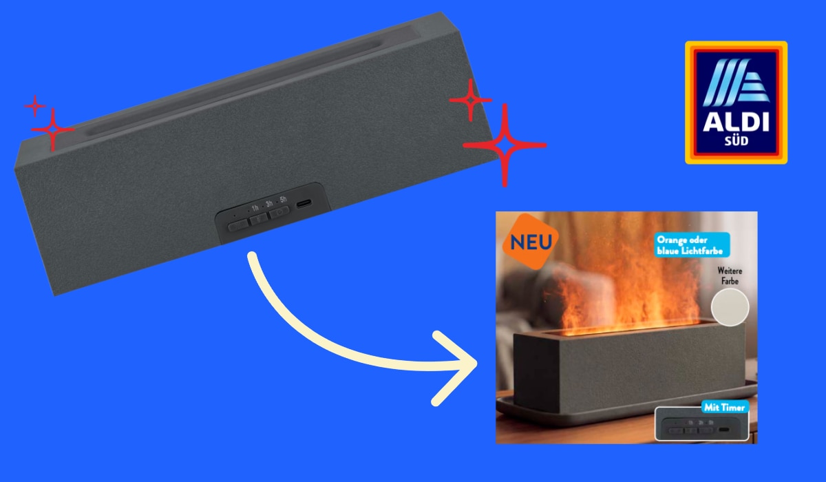 ALDI: Mit diesem Flammen-Diffuser wird's für unter 15 Euro kuschelig!