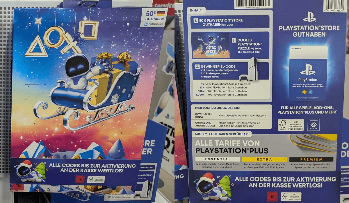 Fotos vom PlayStation Adventskalender 2024 bei MediaMarkt Saturn von der kaufDA Redaktion