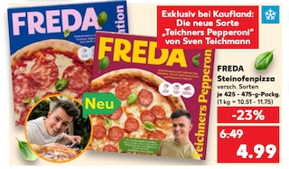 Freda Pizza: Teichners Pepperoni jetzt exklusiv bei Kaufland! Freda Pizza: Teichners Pepperoni jetzt exklusiv bei Kaufland!