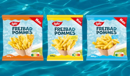 Neu: Iglo Freibad Pommes für Zuhause in 3 Sorten