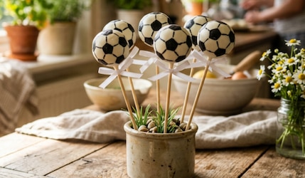 Rezept für Fußball Cake Pops: Euer Snack für die nächste Fußballparty!