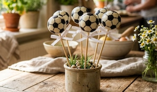 Rezept für Fußball Cake Pops: Euer Snack für die nächste Fußballparty!