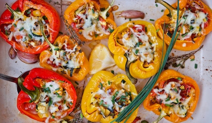 Gefüllte Paprika aus dem Airfryer