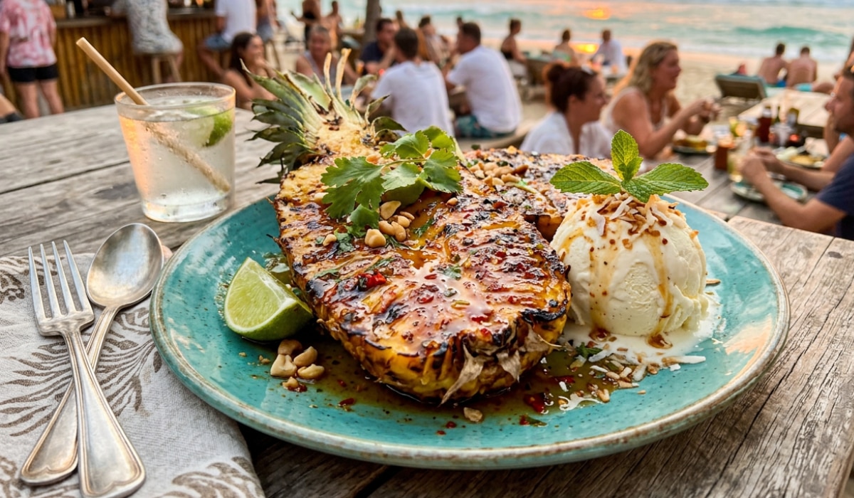 gegrillte Ananas