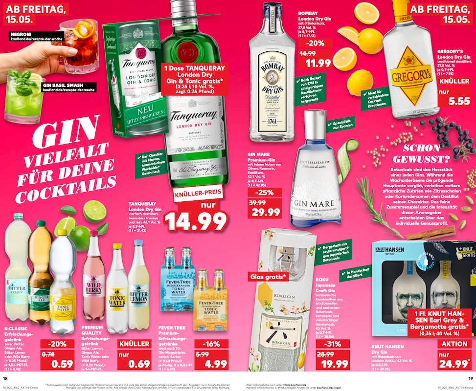 Gin-Angebote im Kaufland Prospekt 15.05.2026