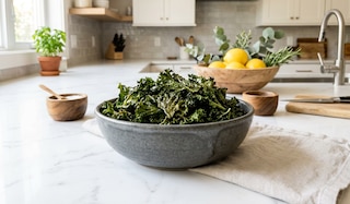 Rezept für Grünkohl-Chips aus dem Airfryer - so knusprig kann Low Carb