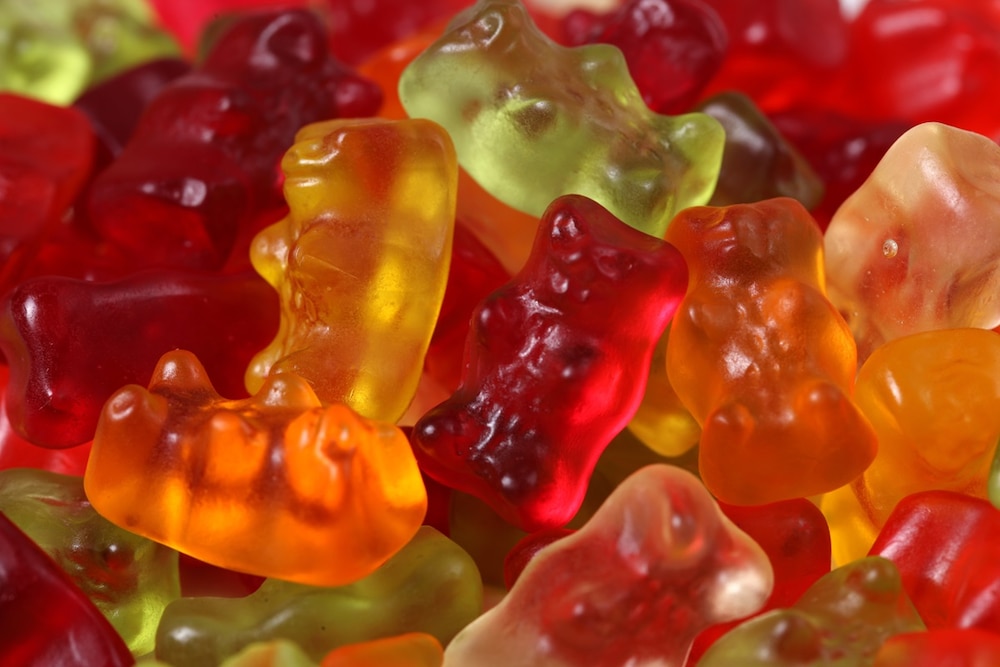 Bunte Gummibärchen