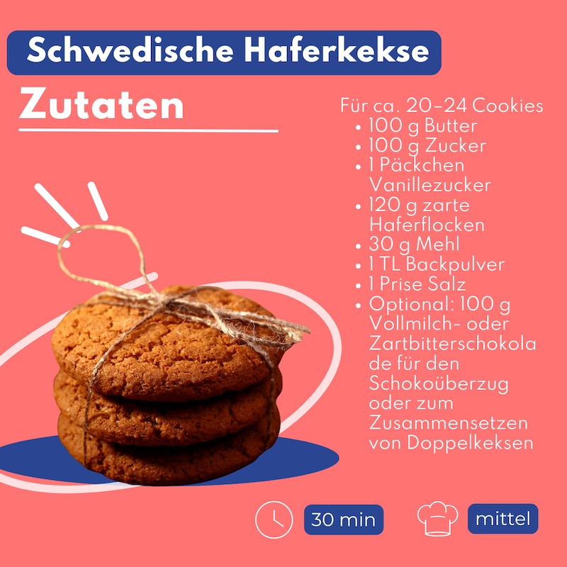 Haferplätzchen Zutaten