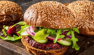 Hans im Glück Falafel Burger Rezept