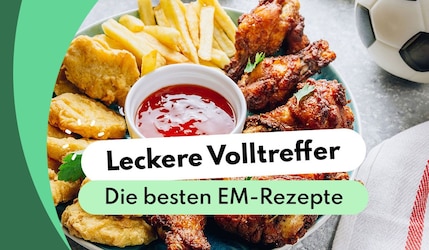 Leckere Volltreffer - Rezepte zur Fußball EM 2024