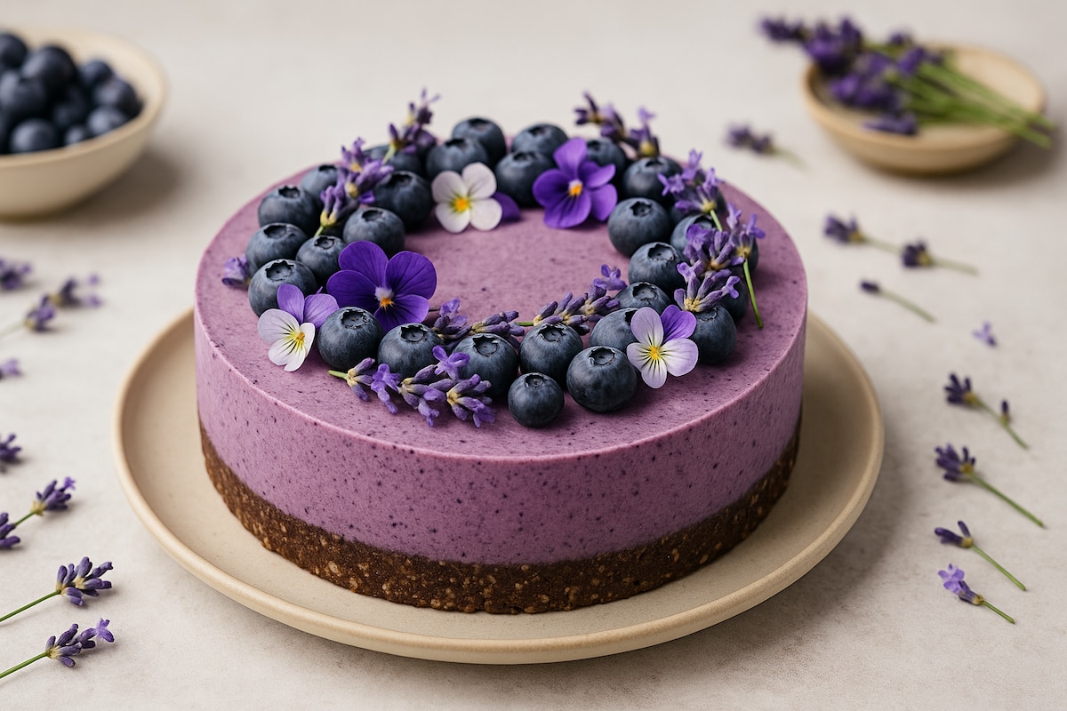 Blaubeer-Lavendel-Tarte