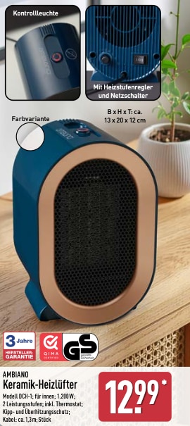 Heizlüfter bei ALDI Nord ab 12.01.2026