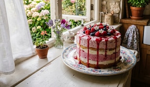 Himbeer-Eistorte – das Rezept für die fruchtige Krönung
