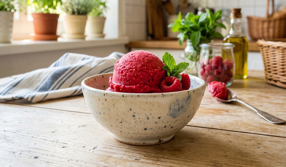 Himbeer Sorbet