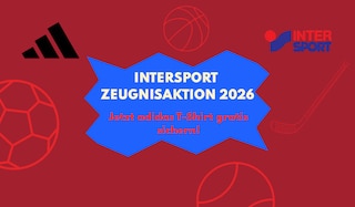 Intersport Zeugnisaktion 2026 - alle Infos & Standorte zum kostenlosen T-Shirt! Intersport Zeugnisaktion 2026 - alle Infos & Standorte zum kostenlosen T-Shirt!