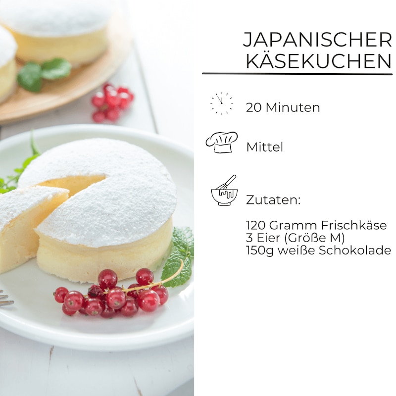 Japanischer Cheesecake