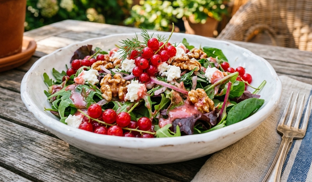 Würziger Johannisbeer-Salat - das erfrischende Sommer-Rezept! Würziger Johannisbeer-Salat - das erfrischende Sommer-Rezept!