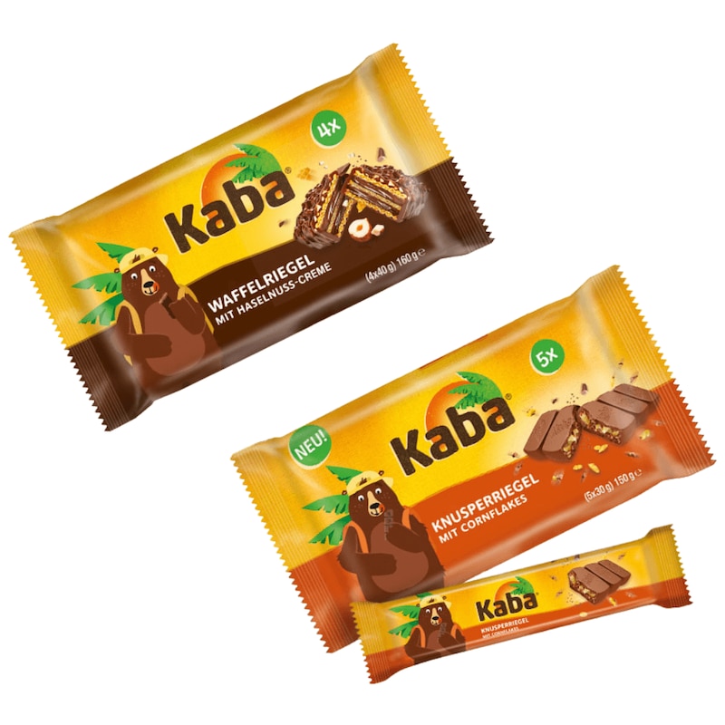 Kaba Riegel Waffel udn Knusper