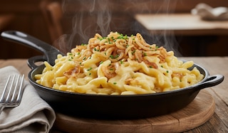 Alm-Feeling für zu Hause: So gelingen Käsespätzle!