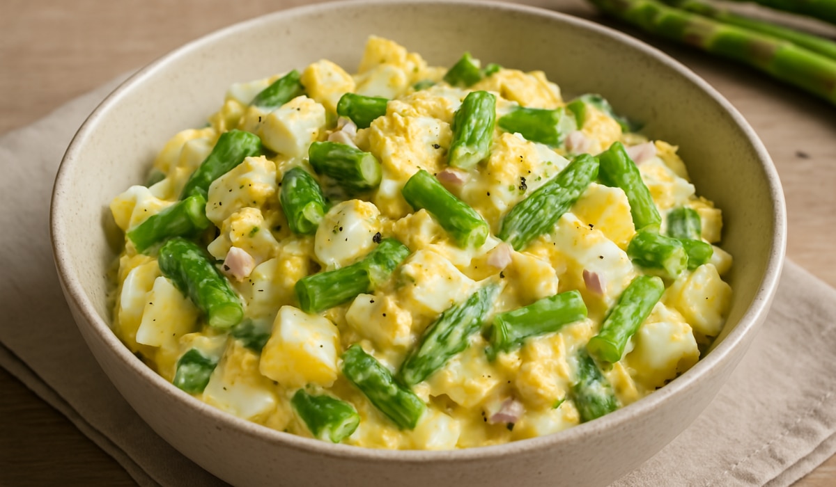 Rezept: Spargel-Flammkuchen