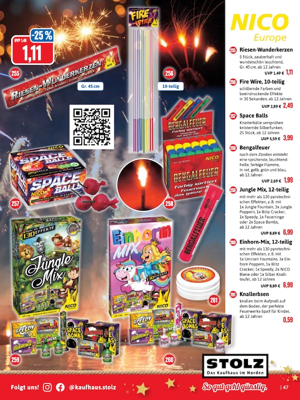 Kaufhaus Stolz Feuerwerk Prospekt 2025 2026
