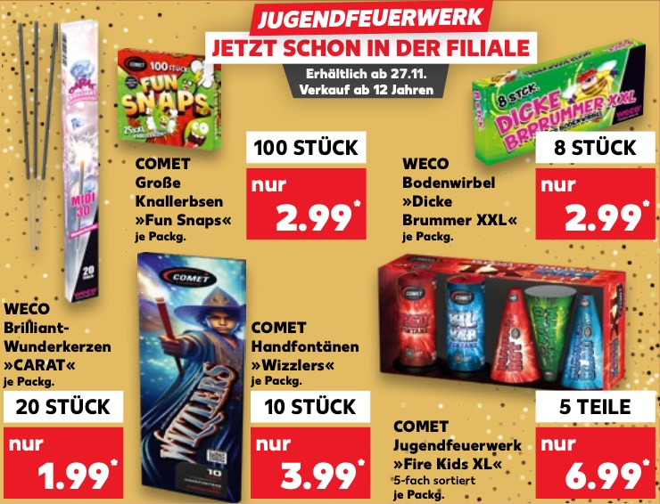 Kaufland Jugendfeuerwerk Angebote im Prospekt ab dem 27.11.2025