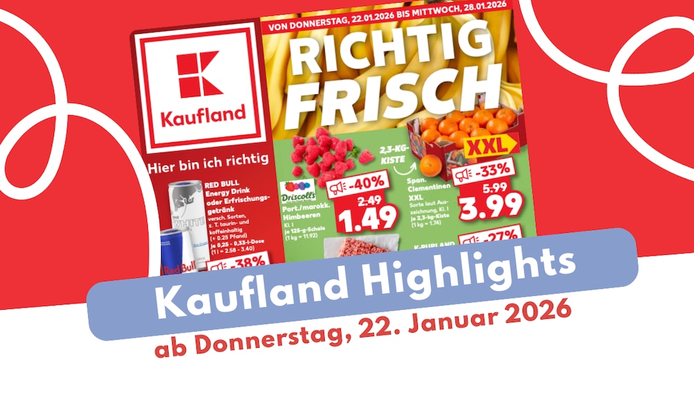 Kaufland Prospekt 22.01.2026: NFL-Deals zum Sparpreis!