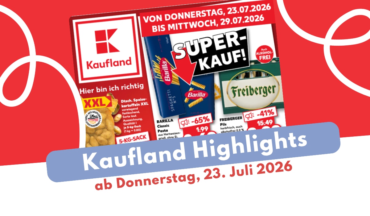 Kaufland Prospekt 23.07.2026: Eisig, sportlich, knusprig! Kaufland Prospekt 23.07.2026: Eisig, sportlich, knusprig!