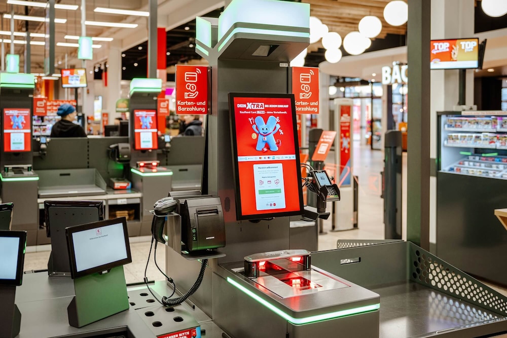 SB-Kasse bei Kaufland