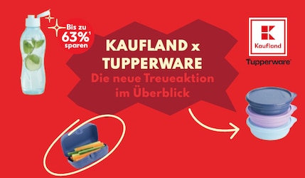 Kaufland Tupperware Treueaktion 2026 mit Produkten und Logo