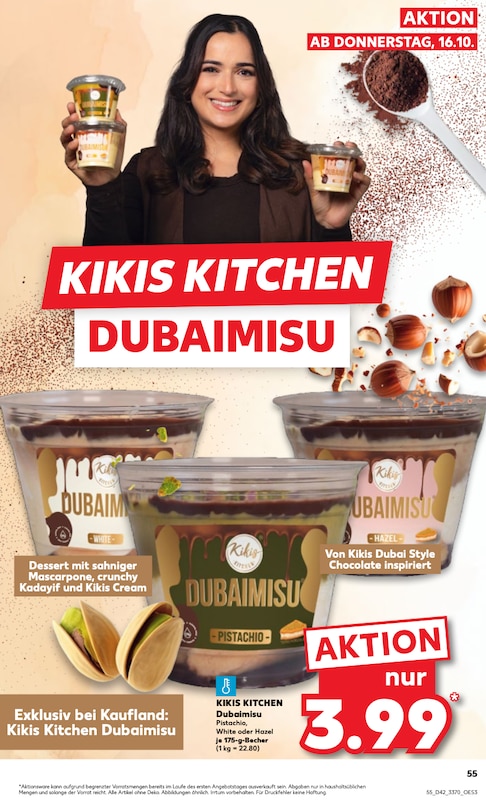 Kikis Kitchen Dubaimisu im Kaufland Prospekt 16.10.2025