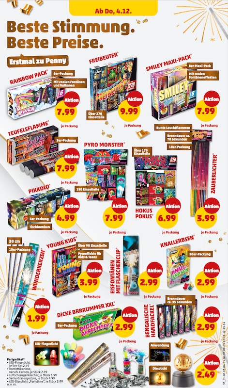 Kinderfeuerwerk im PENNY Prospekt ab dem 27.11.2025