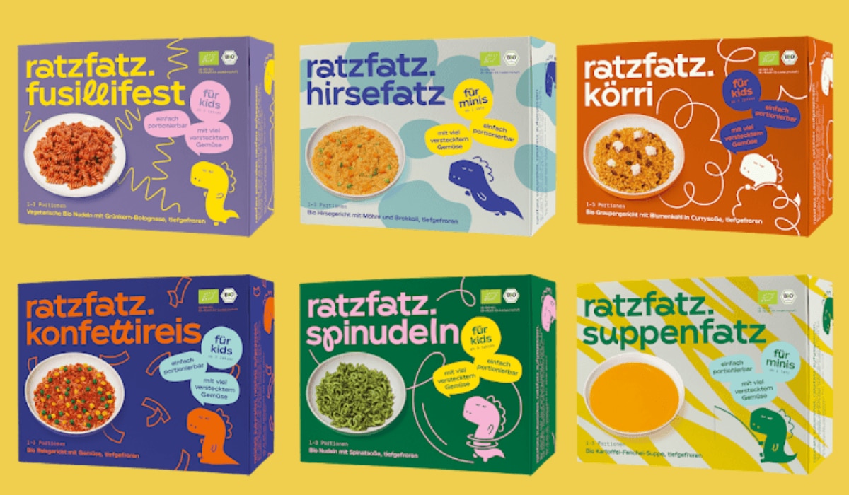 Kindergerichte von ratzfatz aus DHDL Packshots