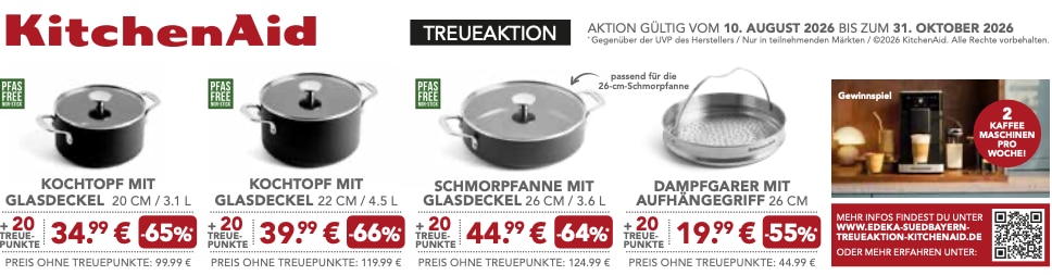 KitchenAid Treueaktion 2026 im EDEKA Südbayern Prospekt
