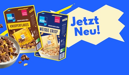 Kölln Knusper-Hafermüsli Weisse Crisp & Knusperflakes von Kölln