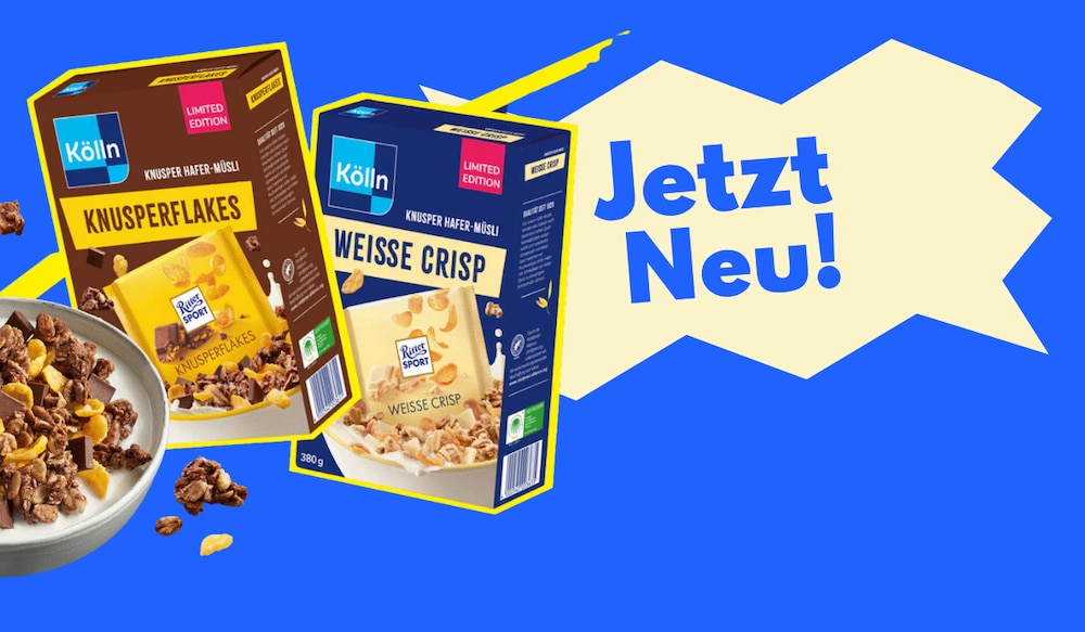 Kölln Knusper-Hafermüsli Weisse Crisp & Knusperflakes von Kölln