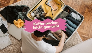 Koffer packen ohne Stress: Diese Tricks solltest du vor dem Urlaub kennen
