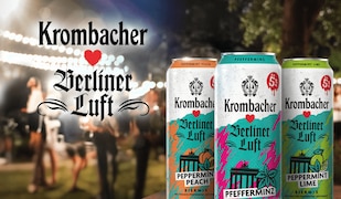 Krombacher x Berliner Luft: Neue Mix-Getränke als Limited Edition!
