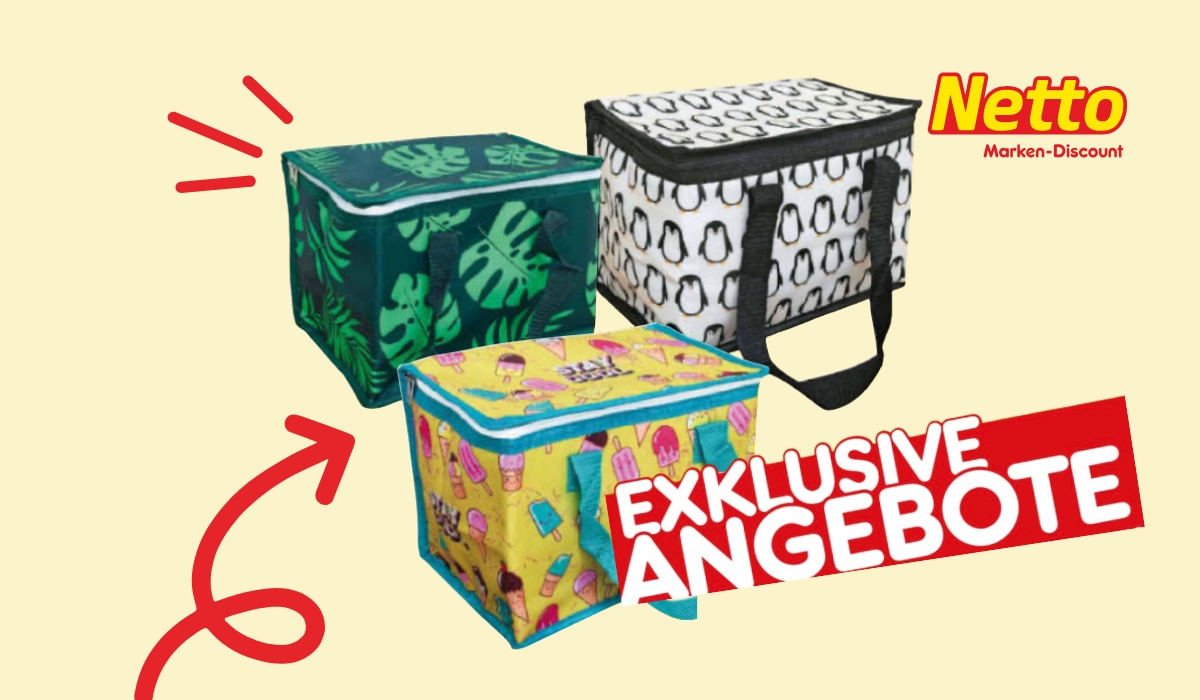 Deal im Prospekt: Netto bietet Kühltaschen für unter 3€! Deal im Prospekt: Netto bietet Kühltaschen für unter 3€!