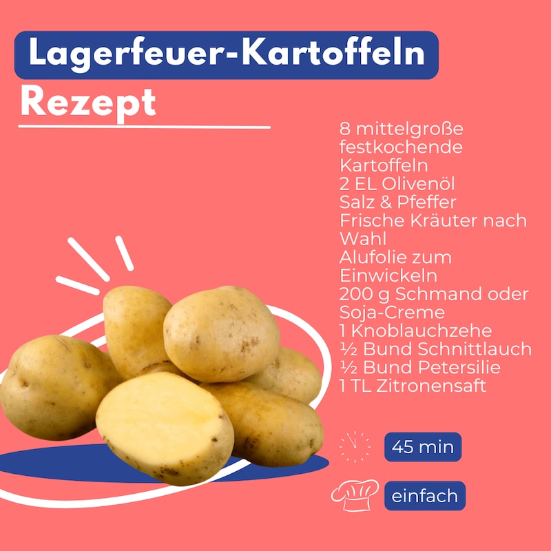 Lagerfeuer Kartoffeln